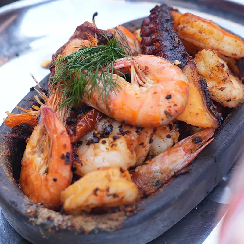 Instagram: Gegrillte Garnelen im Nautilus Fischrestaurant